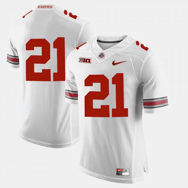 Ohio State Buckeyes Parris Campbell Men's #21 Game Alumni White College Football Jersey 2404PFSY7